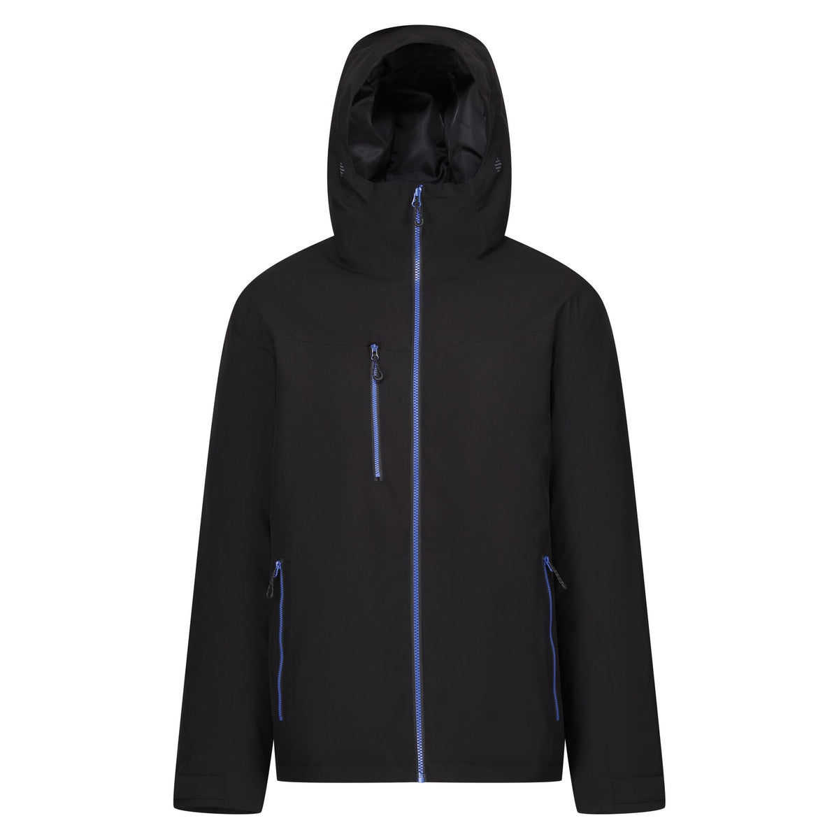 Black-New Royal - Front - Regatta Professional Mens Insulated Waterproof Jacket