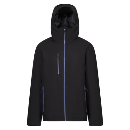 Black-New Royal - Front - Regatta Professional Mens Insulated Waterproof Jacket
