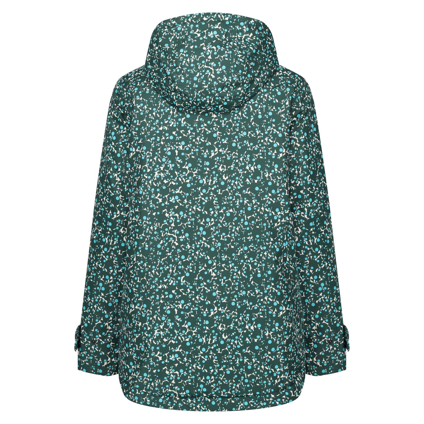 Jade - Back - Regatta Womens-Ladies Orla Kiely Swing Berry Bubble Waterproof Jacket