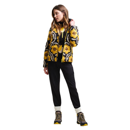 Yellow - Side - Regatta Womens-Ladies Orla Kiely Apple Blossom Baffled Jacket