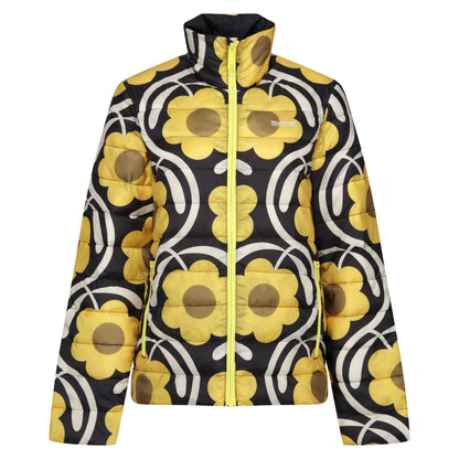 Yellow - Front - Regatta Womens-Ladies Orla Kiely Apple Blossom Baffled Jacket