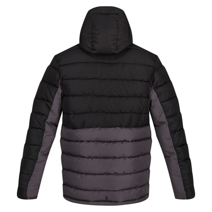 Black-Dark Grey - Back - Regatta Mens Nevado VI Puffer Jacket