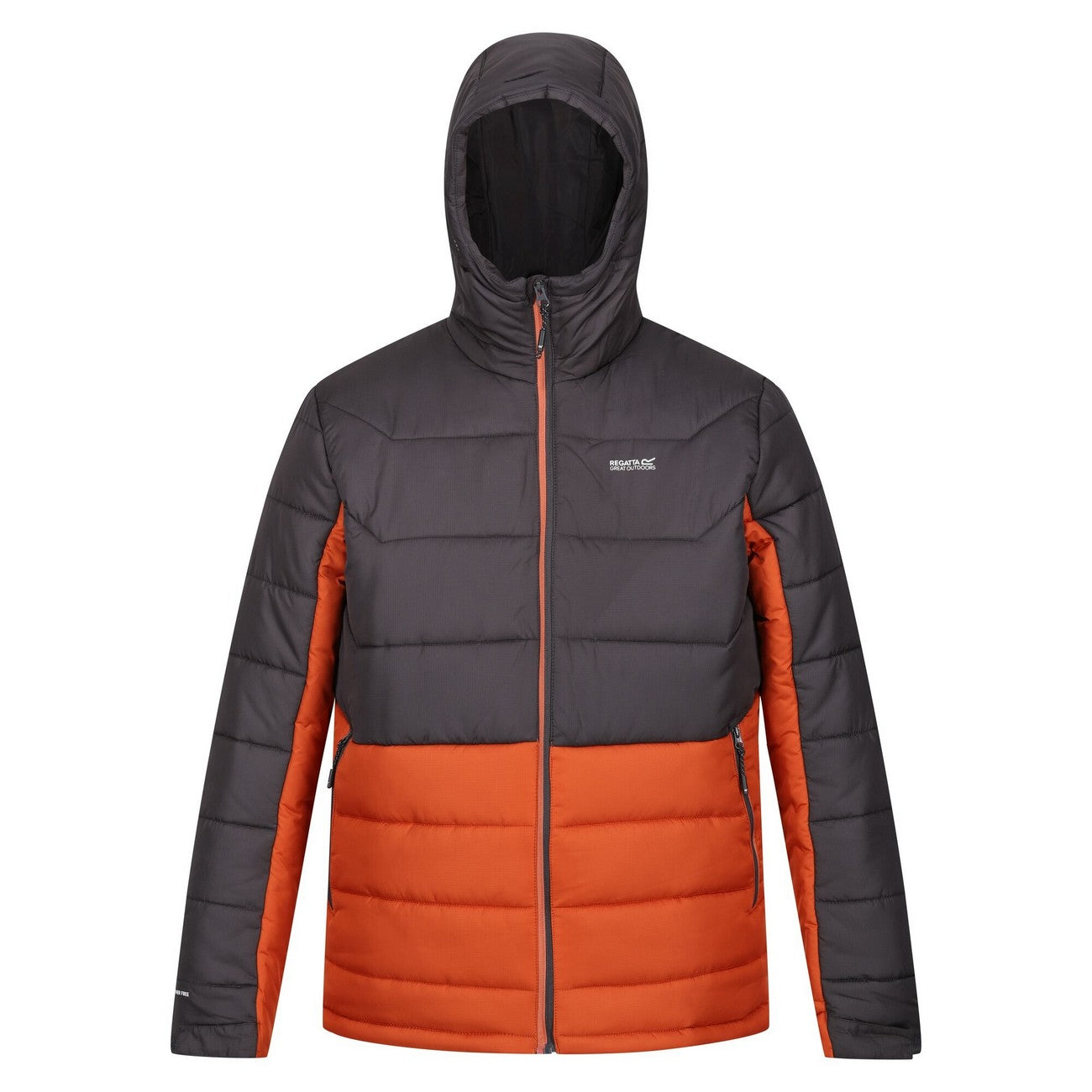 Burnt Copper-Ash - Front - Regatta Mens Nevado VI Puffer Jacket