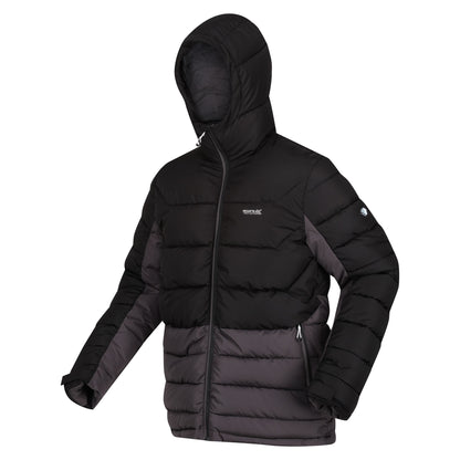 Black-Dark Grey - Side - Regatta Mens Nevado VI Puffer Jacket