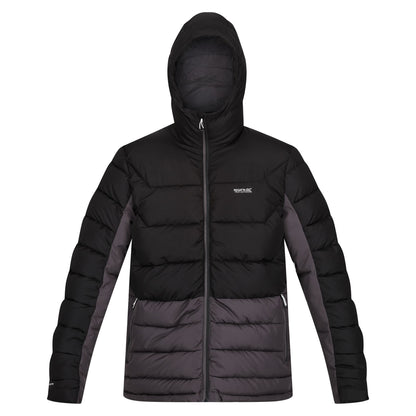 Black-Dark Grey - Front - Regatta Mens Nevado VI Puffer Jacket
