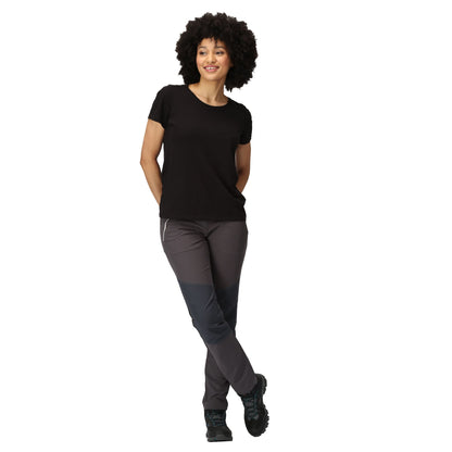 Seal Grey - Lifestyle - Regatta Womens-Ladies Questra V Walking Trousers