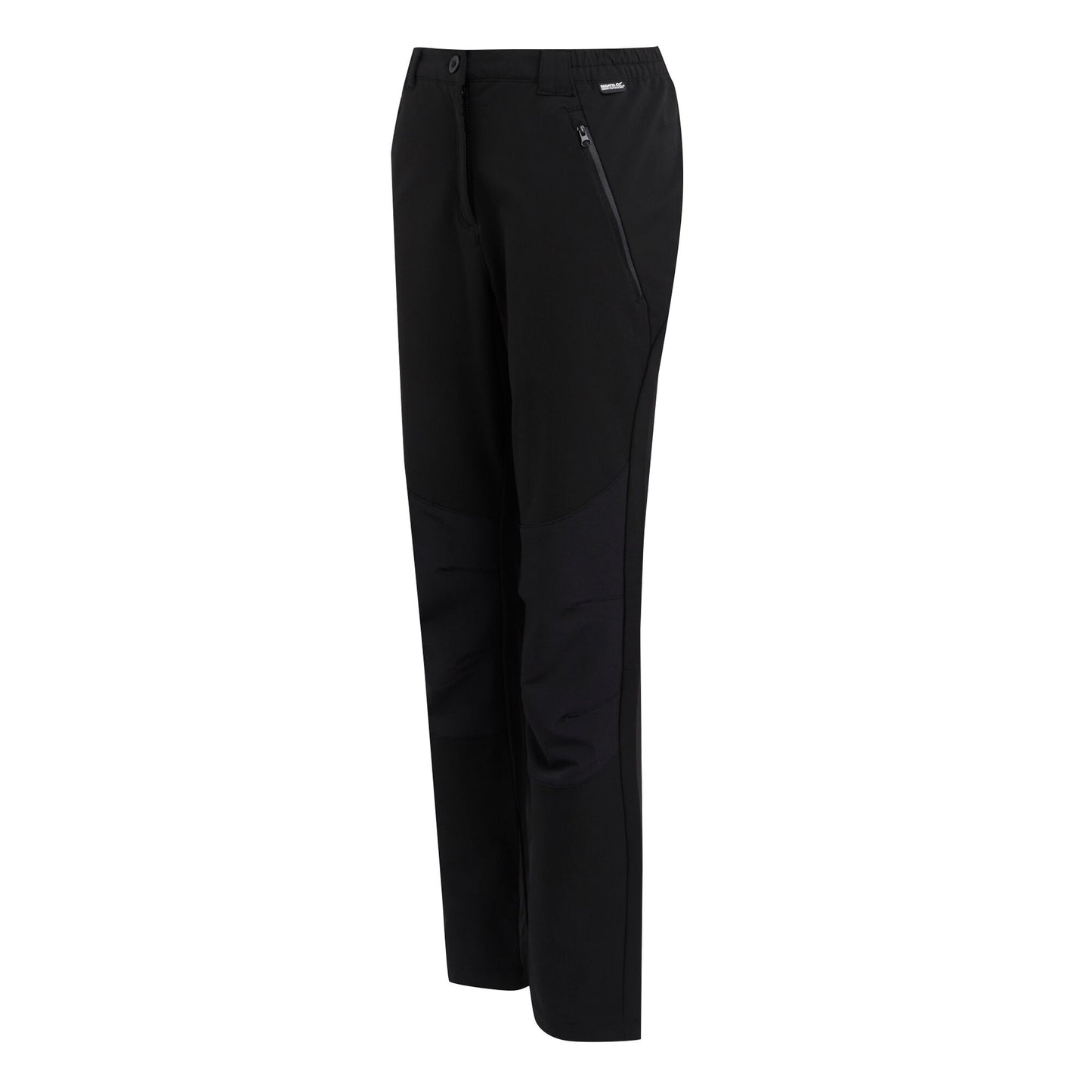 Black - Side - Regatta Womens-Ladies Questra V Walking Trousers