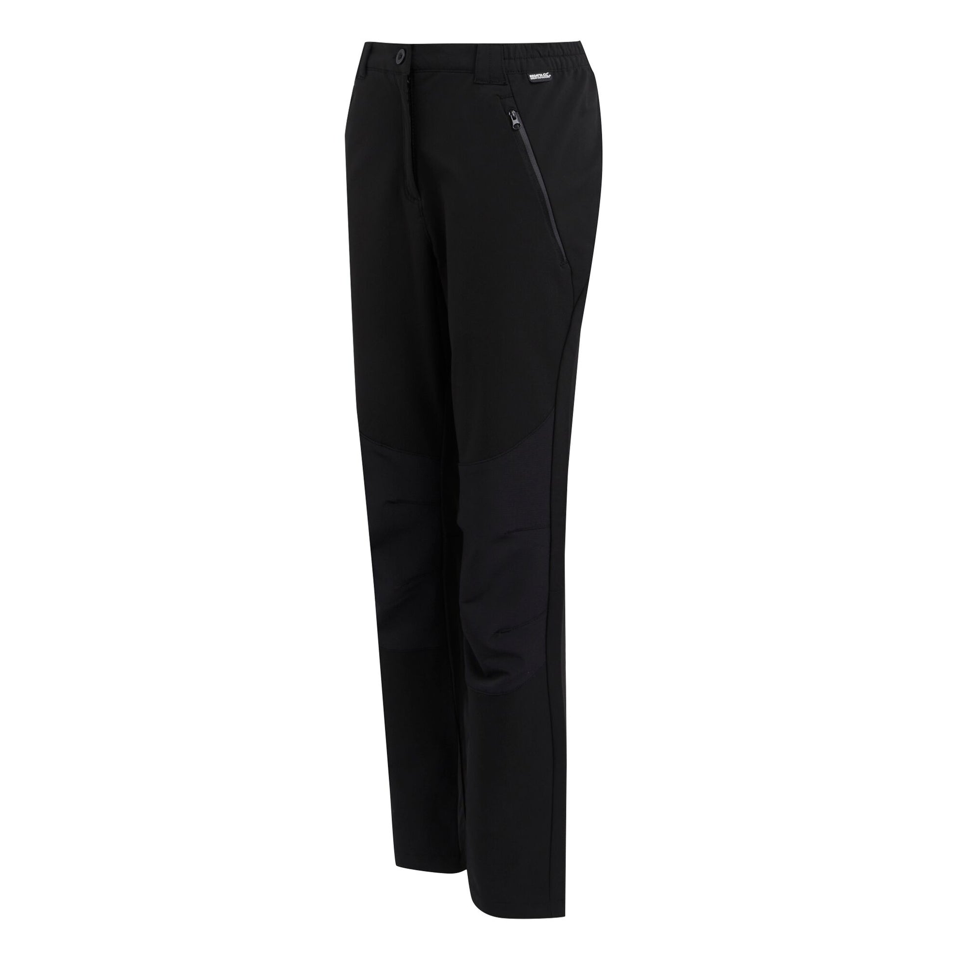 Black - Side - Regatta Womens-Ladies Questra V Walking Trousers
