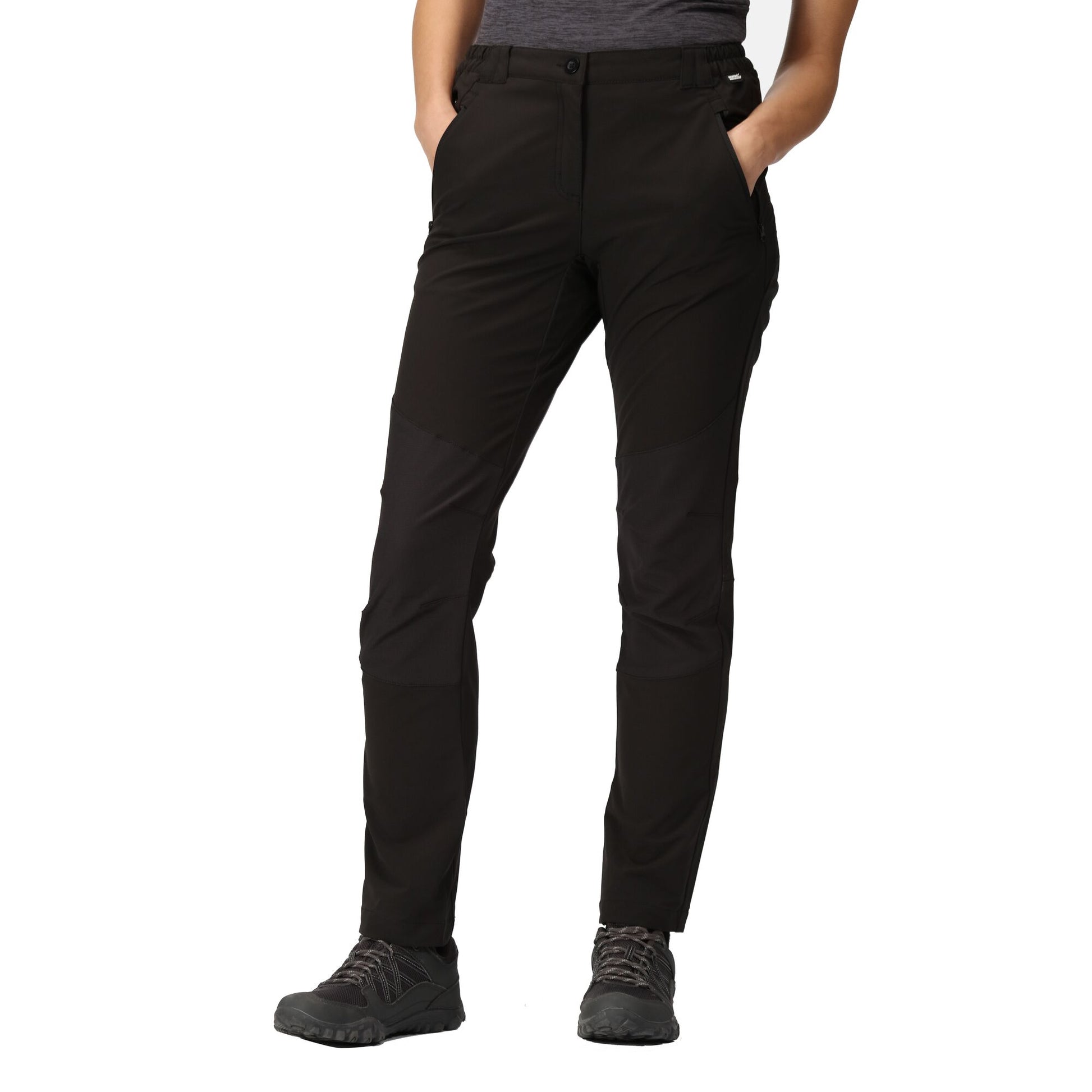 Black - Lifestyle - Regatta Womens-Ladies Questra V Walking Trousers
