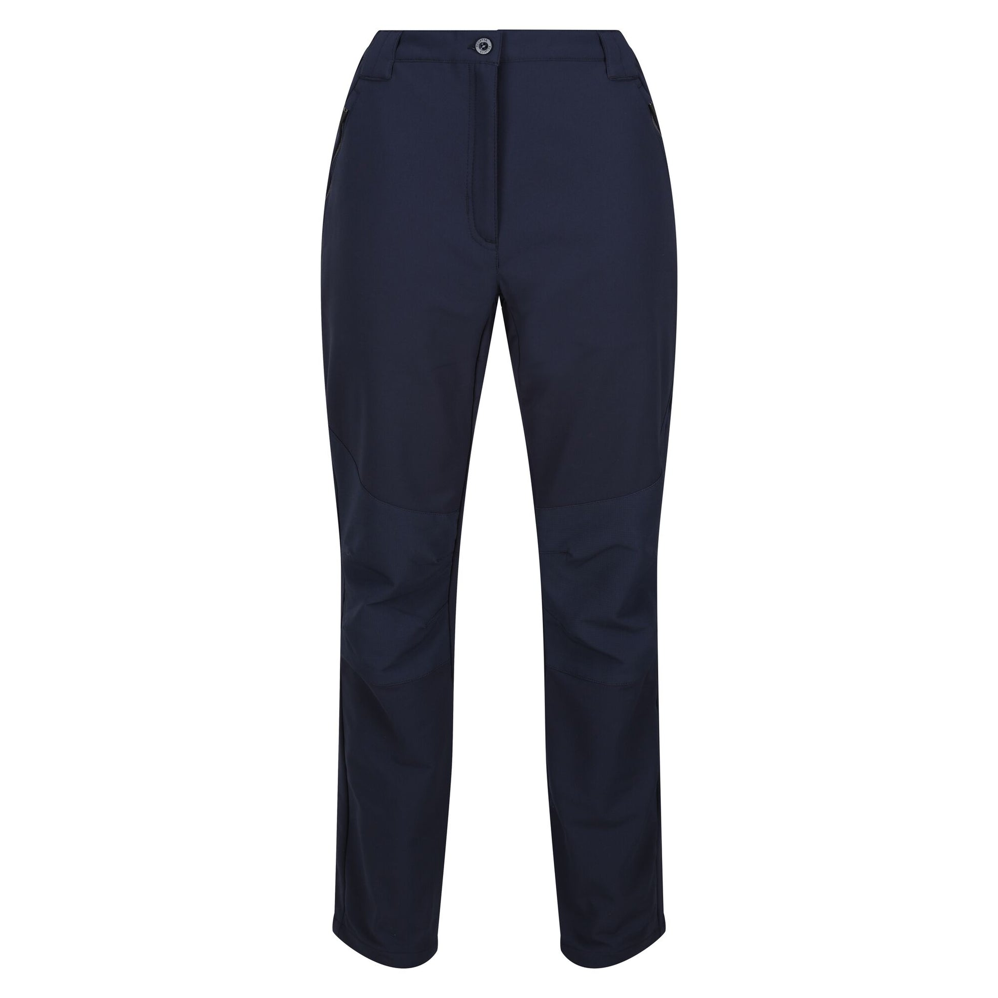 Navy - Front - Regatta Womens-Ladies Questra V Walking Trousers