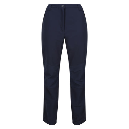 Navy - Front - Regatta Womens-Ladies Questra V Walking Trousers
