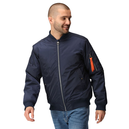 Navy - Side - Regatta Professional Mens Waterproof Jacket