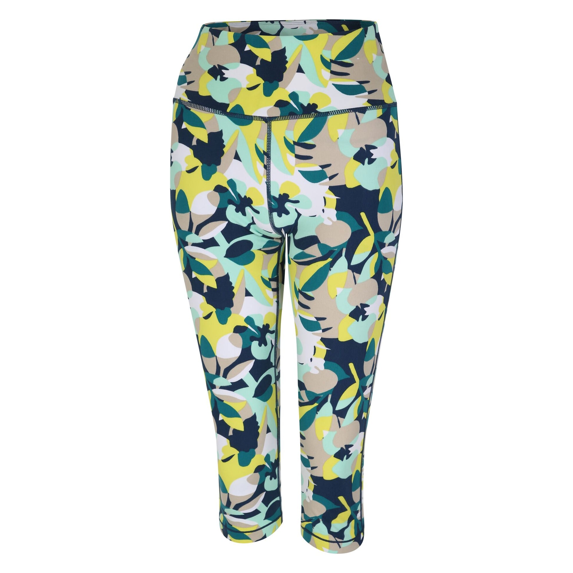 Moonlight Denim - Side - Dare 2B Womens-Ladies Influential Petal 3-4 Leggings