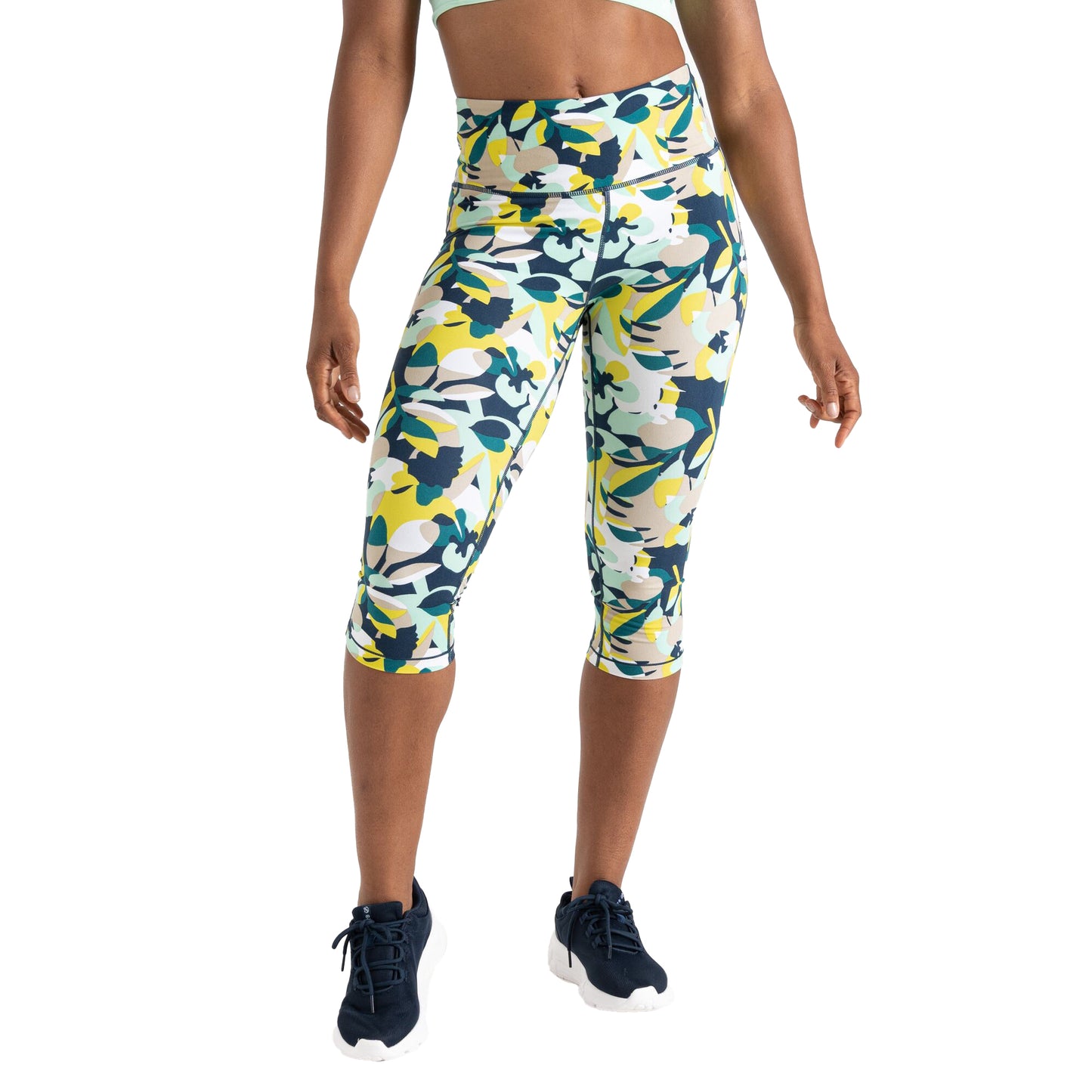 Moonlight Denim - Lifestyle - Dare 2B Womens-Ladies Influential Petal 3-4 Leggings