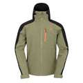 Olive Green-Black - Front - Dare 2B Mens Mountain Series Waterproof Jacket
