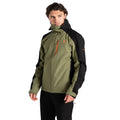 Olive Green-Black - Lifestyle - Dare 2B Mens Mountain Series Waterproof Jacket