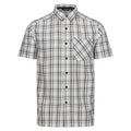 Agave Green-Ash - Front - Regatta Mens Mindano VIII Patterned Short-Sleeved Shirt