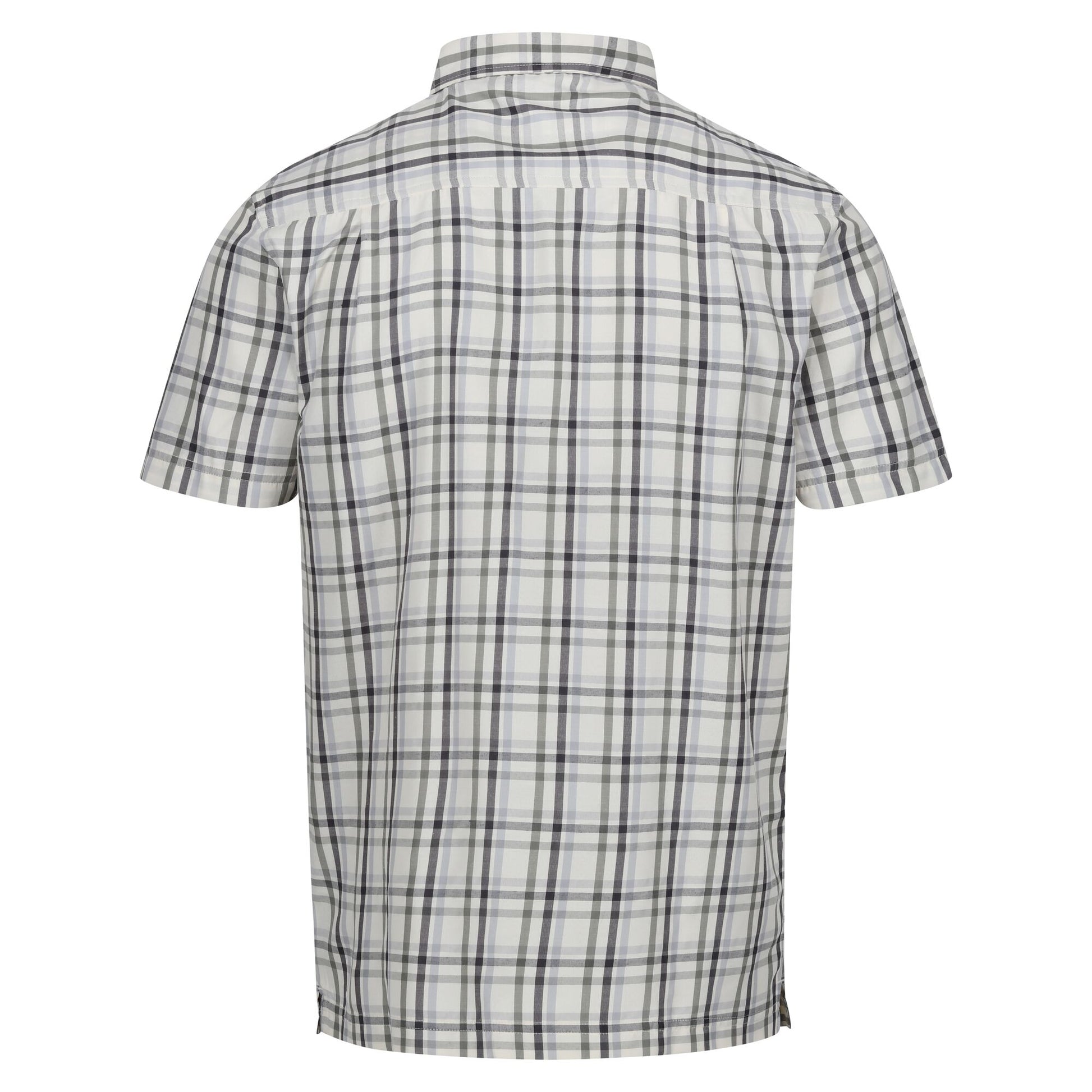 Agave Green-Ash - Back - Regatta Mens Mindano VIII Patterned Short-Sleeved Shirt