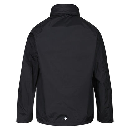 Black - Back - Regatta Mens Calderdale V Waterproof Jacket