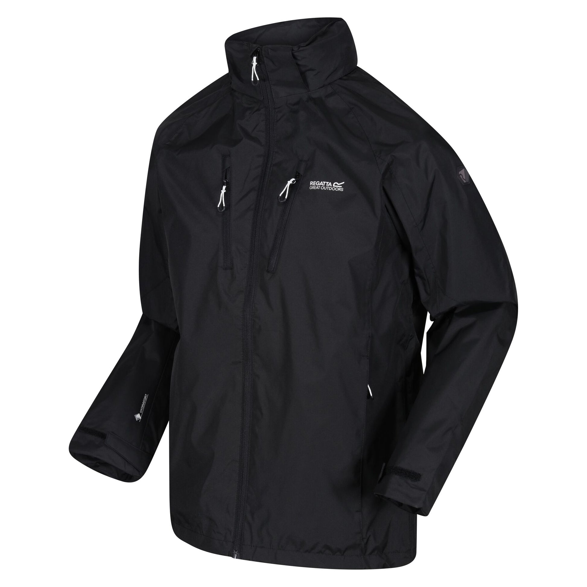 Black - Side - Regatta Mens Calderdale V Waterproof Jacket