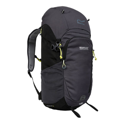 Black-Seal Grey - Side - Regatta Highton V2 45L Backpack