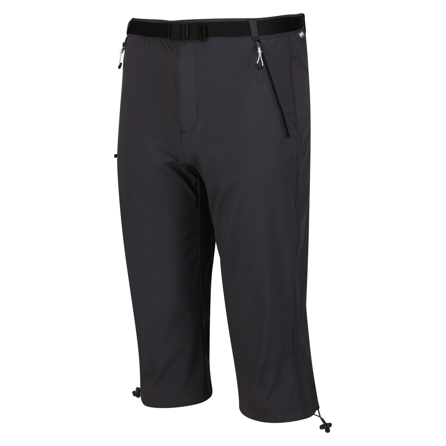 Seal Grey - Side - Regatta Mens Xert Stretch III Stretch Active Capri Shorts
