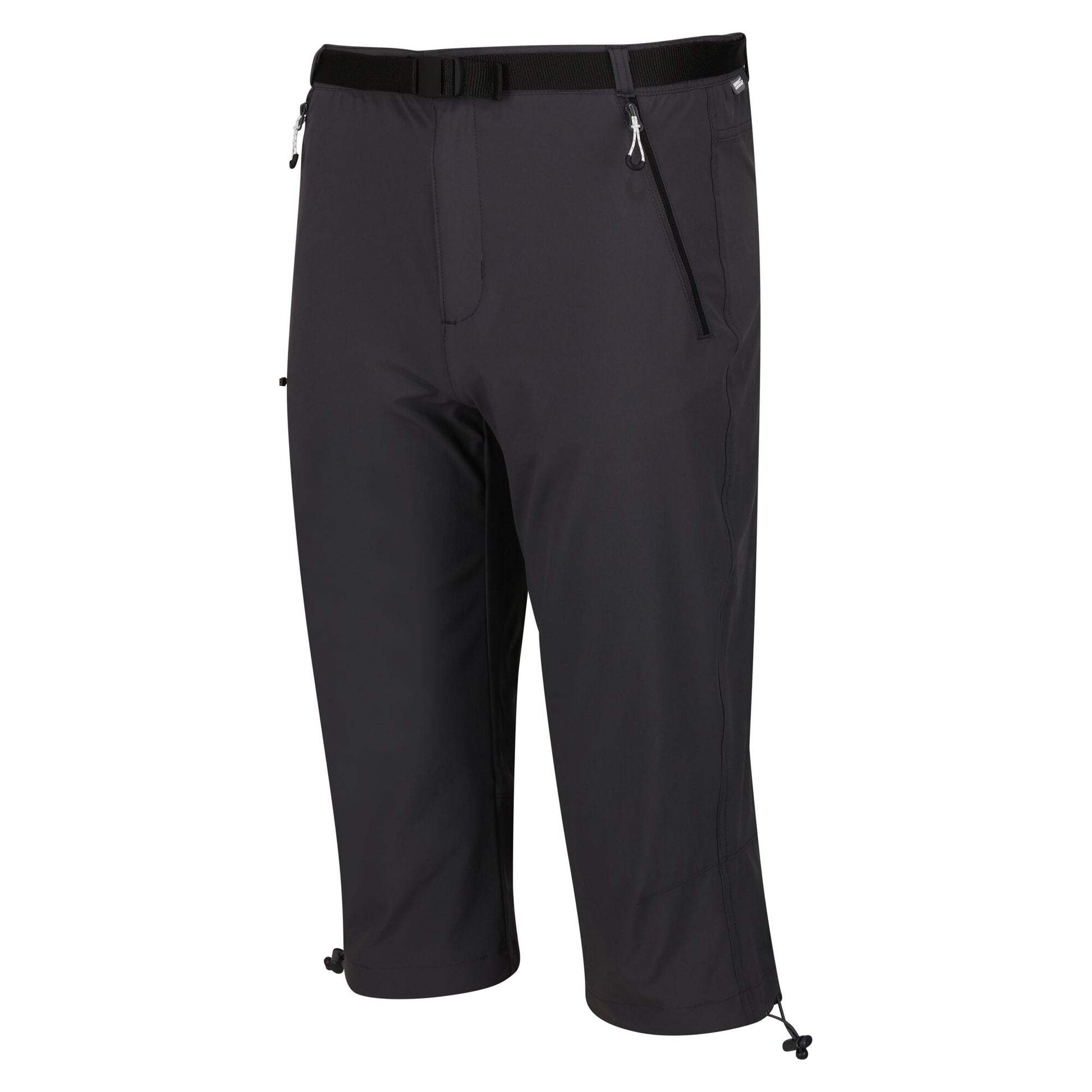 Seal Grey - Side - Regatta Mens Xert Stretch III Stretch Active Capri Shorts
