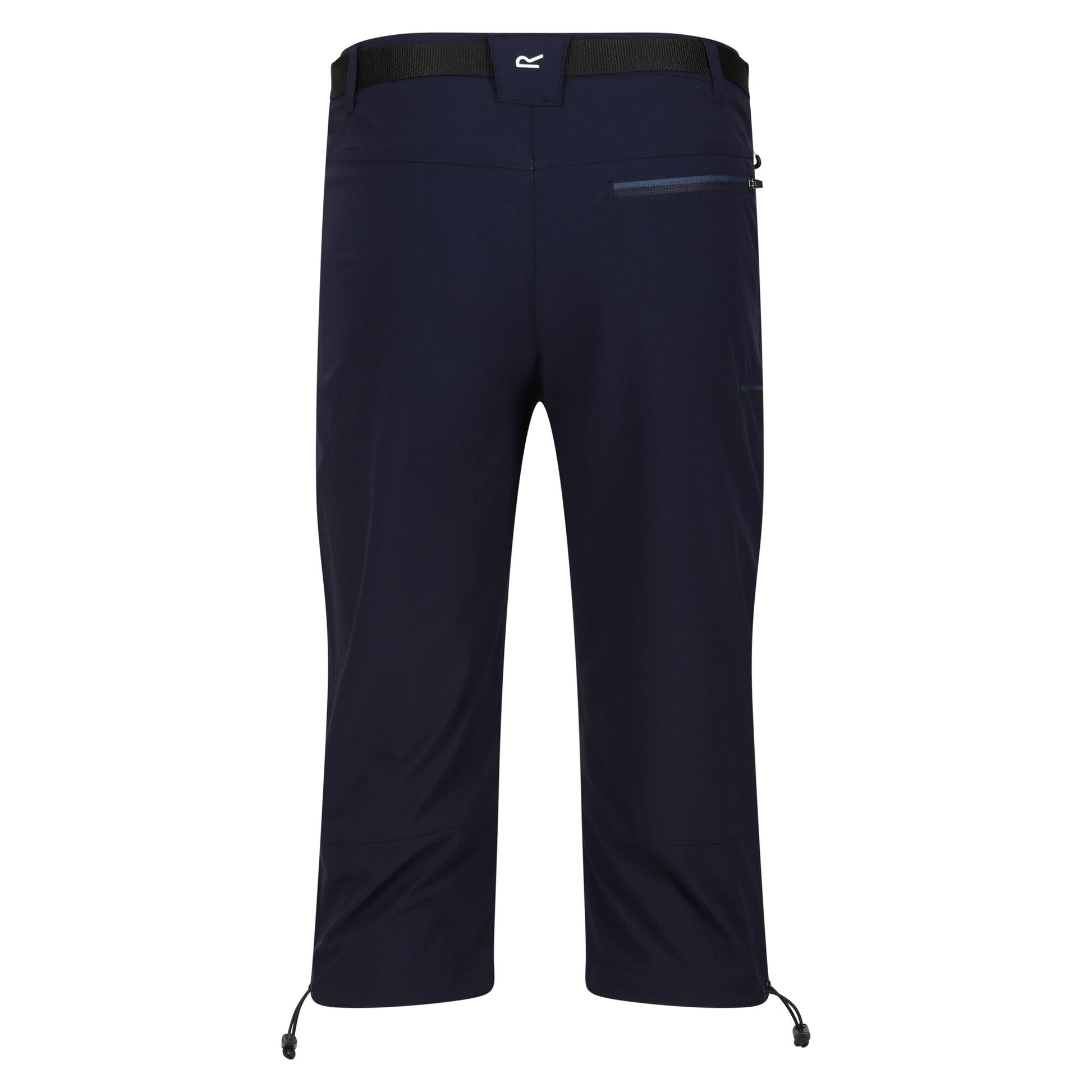 Navy - Back - Regatta Mens Xert Stretch III Stretch Active Capri Shorts