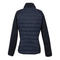 Navy-Icy Morn - Back - Regatta Womens-Ladies Clumber V Hybrid Jacket