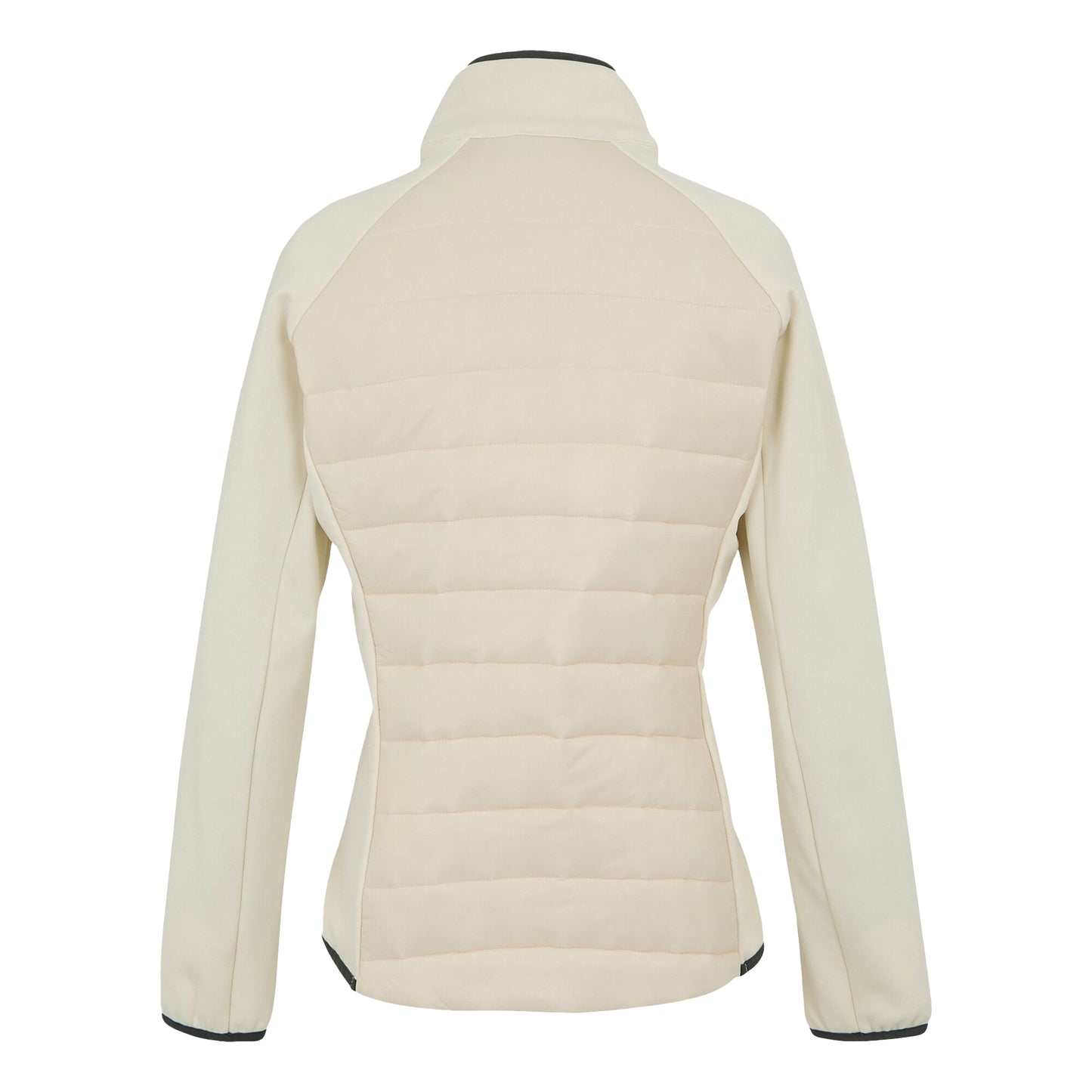 Light Vanilla-Seal Grey - Back - Regatta Womens-Ladies Clumber V Hybrid Jacket