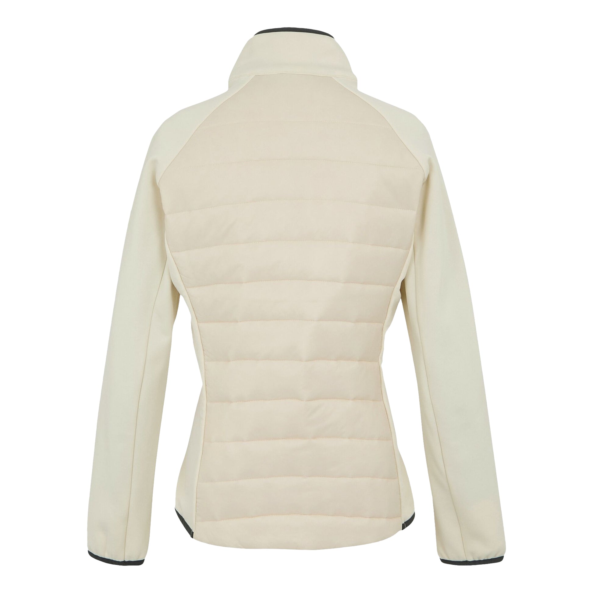 Light Vanilla-Seal Grey - Back - Regatta Womens-Ladies Clumber V Hybrid Jacket