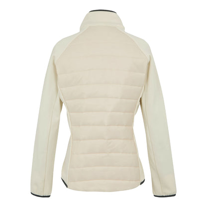 Light Vanilla-Seal Grey - Back - Regatta Womens-Ladies Clumber V Hybrid Jacket