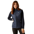 Navy-Icy Morn - Lifestyle - Regatta Womens-Ladies Clumber V Hybrid Jacket