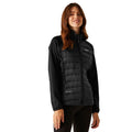 Black - Lifestyle - Regatta Womens-Ladies Clumber V Hybrid Jacket