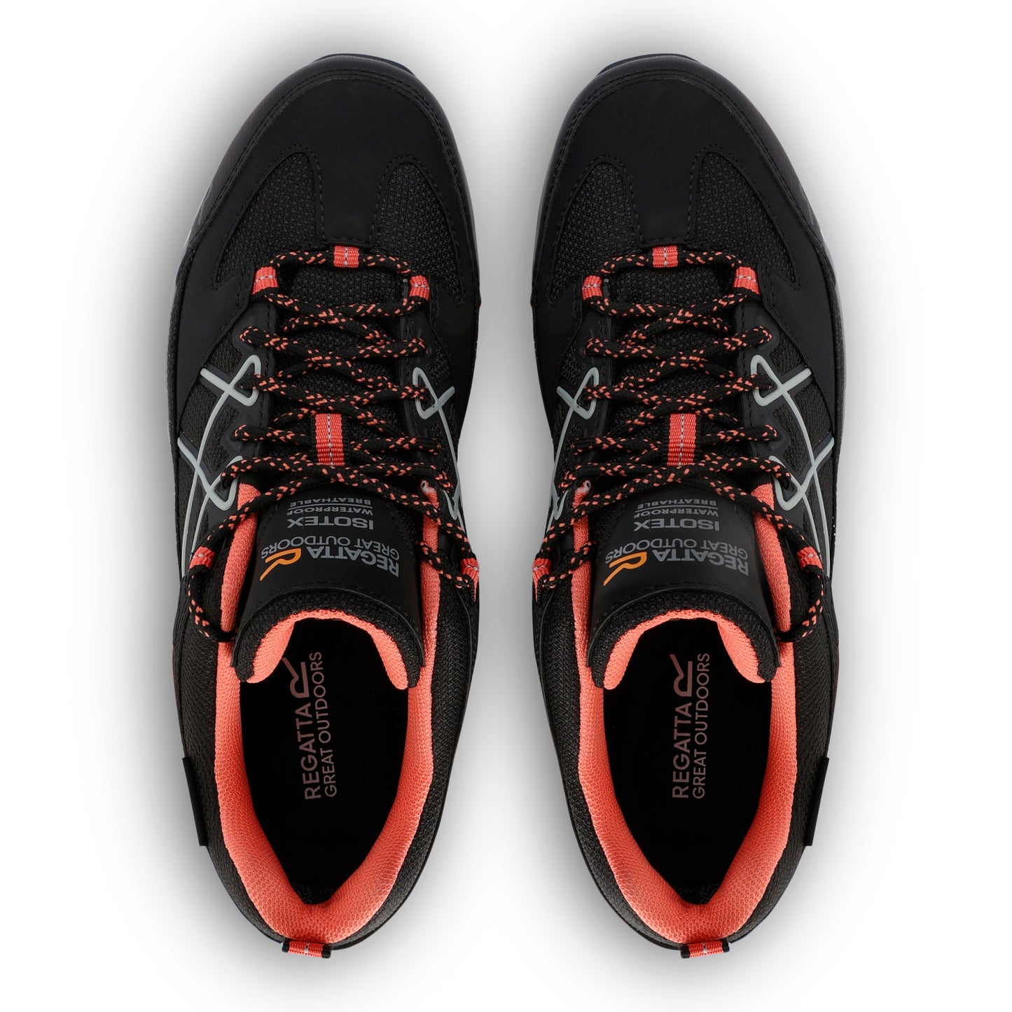 Black-Satsuma - Side - Regatta Womens-Ladies Samaris III Low Walking Shoes