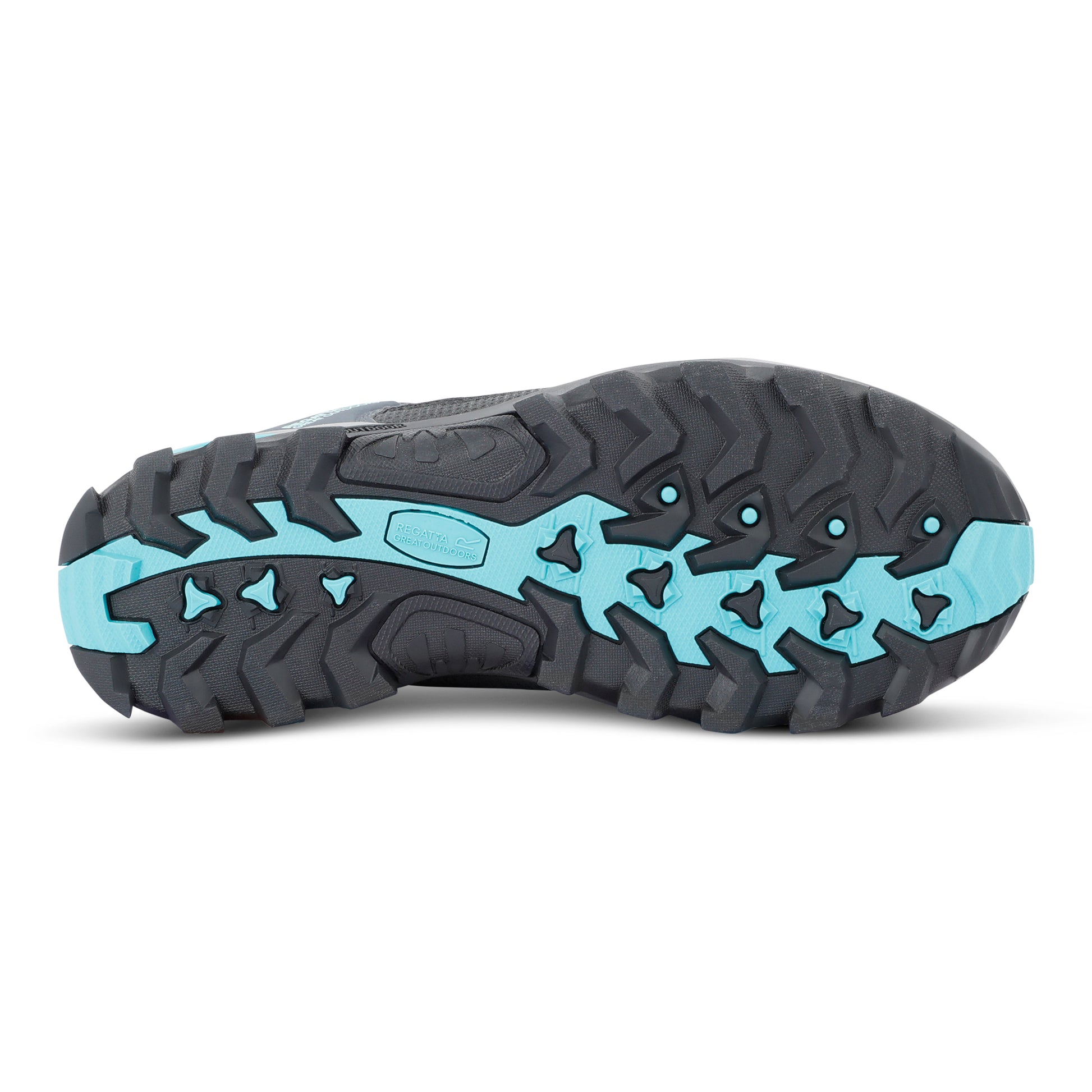 Steel Grey-Turquoise - Lifestyle - Regatta Womens-Ladies Samaris III Low Walking Shoes