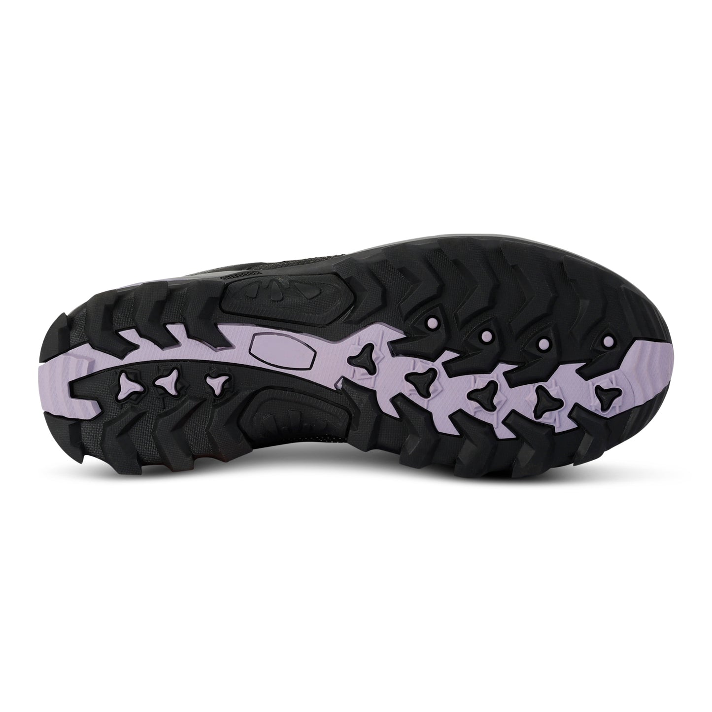 Navy-Lilac - Back - Regatta Womens-Ladies Samaris III Low Walking Shoes