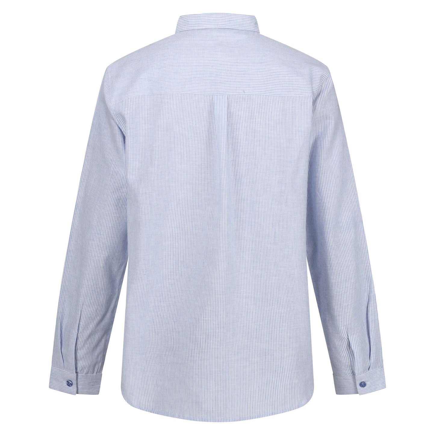 Hydrangea Blue - Back - Regatta Womens-Ladies Primevere Striped Shirt