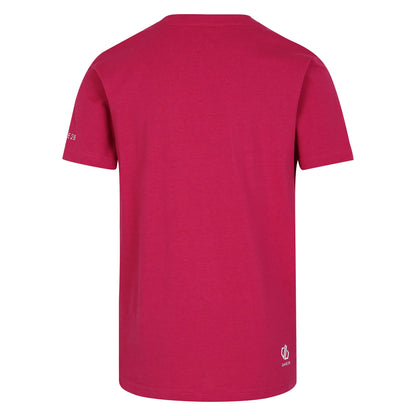 Berry Pink - Back - Dare 2B Childrens-Kids Trailblazer II Happy T-Shirt