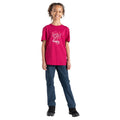 Berry Pink - Close up - Dare 2B Childrens-Kids Trailblazer II Happy T-Shirt