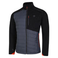 Black-Ebony Grey - Side - Dare 2B Mens Mountaineer Hybrid Jacket