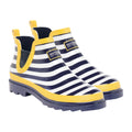 Navy-Lemon Tea - Side - Regatta Great Outdoors Womens-Ladies Harper Low Cut Wellington Boots