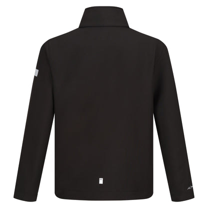 Black - Back - Regatta Childrens-Kids Cera Soft Shell Jacket