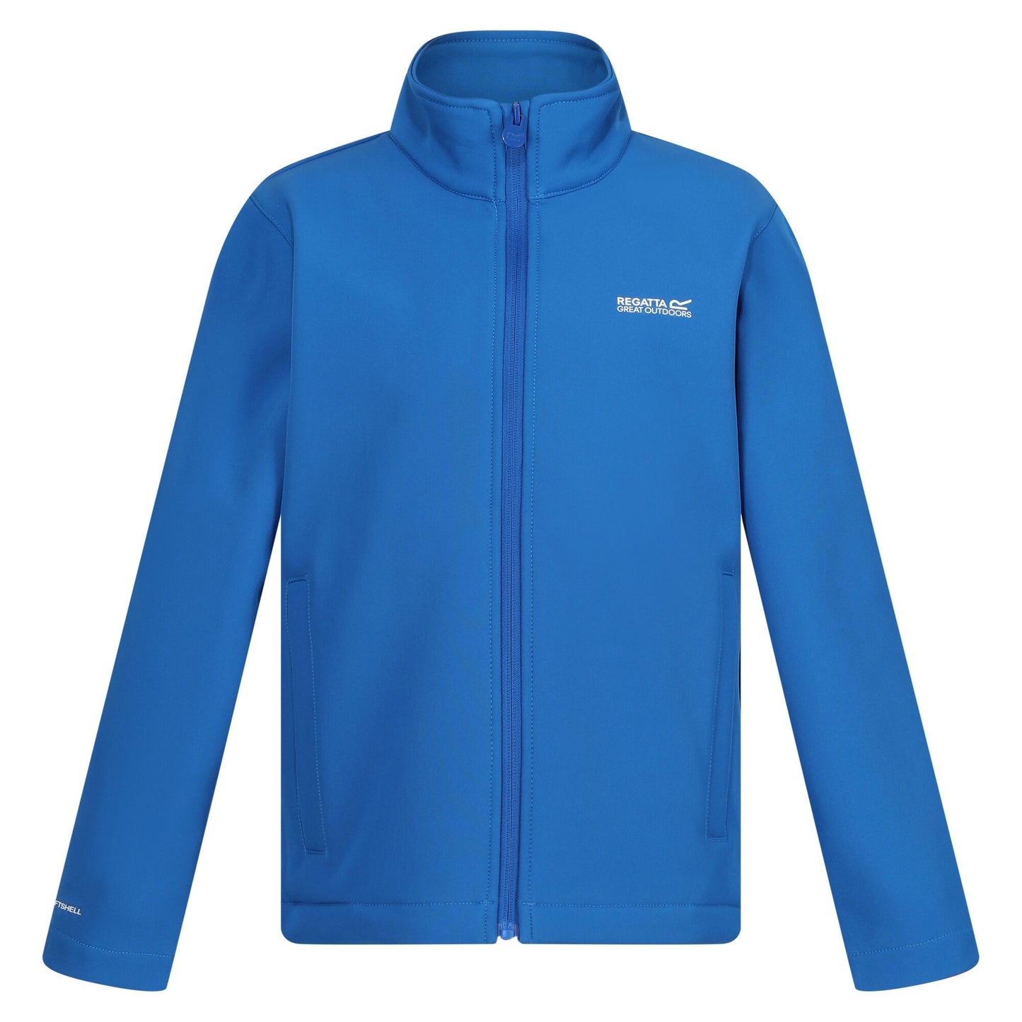 Oxford Blue - Front - Regatta Childrens-Kids Cera Soft Shell Jacket