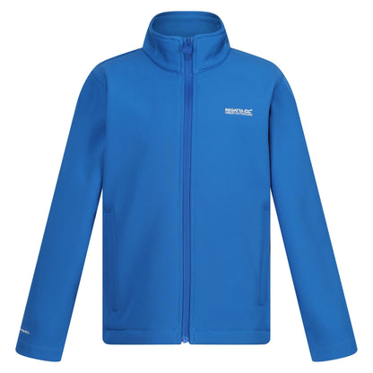 Oxford Blue - Front - Regatta Childrens-Kids Cera Soft Shell Jacket
