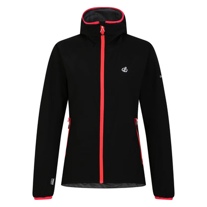Black - Front - Dare 2B Womens-Ladies Mountain Series Lite Contrast Jacket