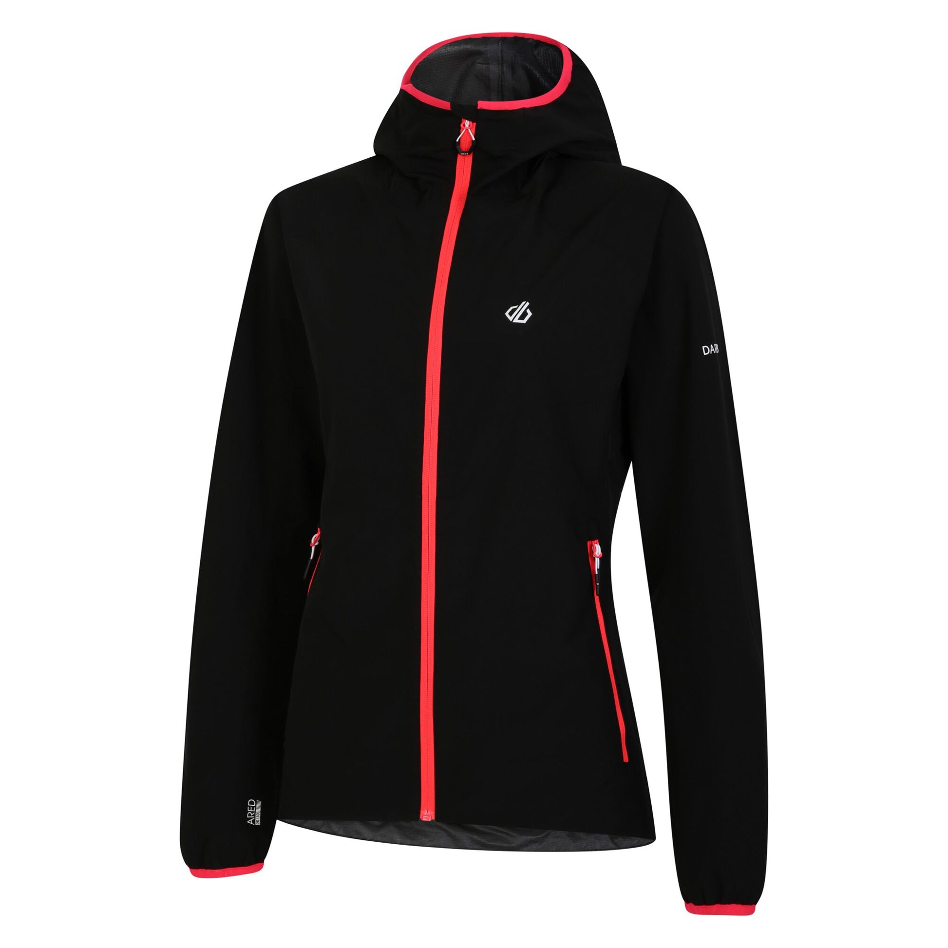 Black - Side - Dare 2B Womens-Ladies Mountain Series Lite Contrast Jacket