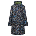 Blue - Front - Regatta Womens-Ladies Orla Kiely Berry Bubble Longline Waterproof Jacket
