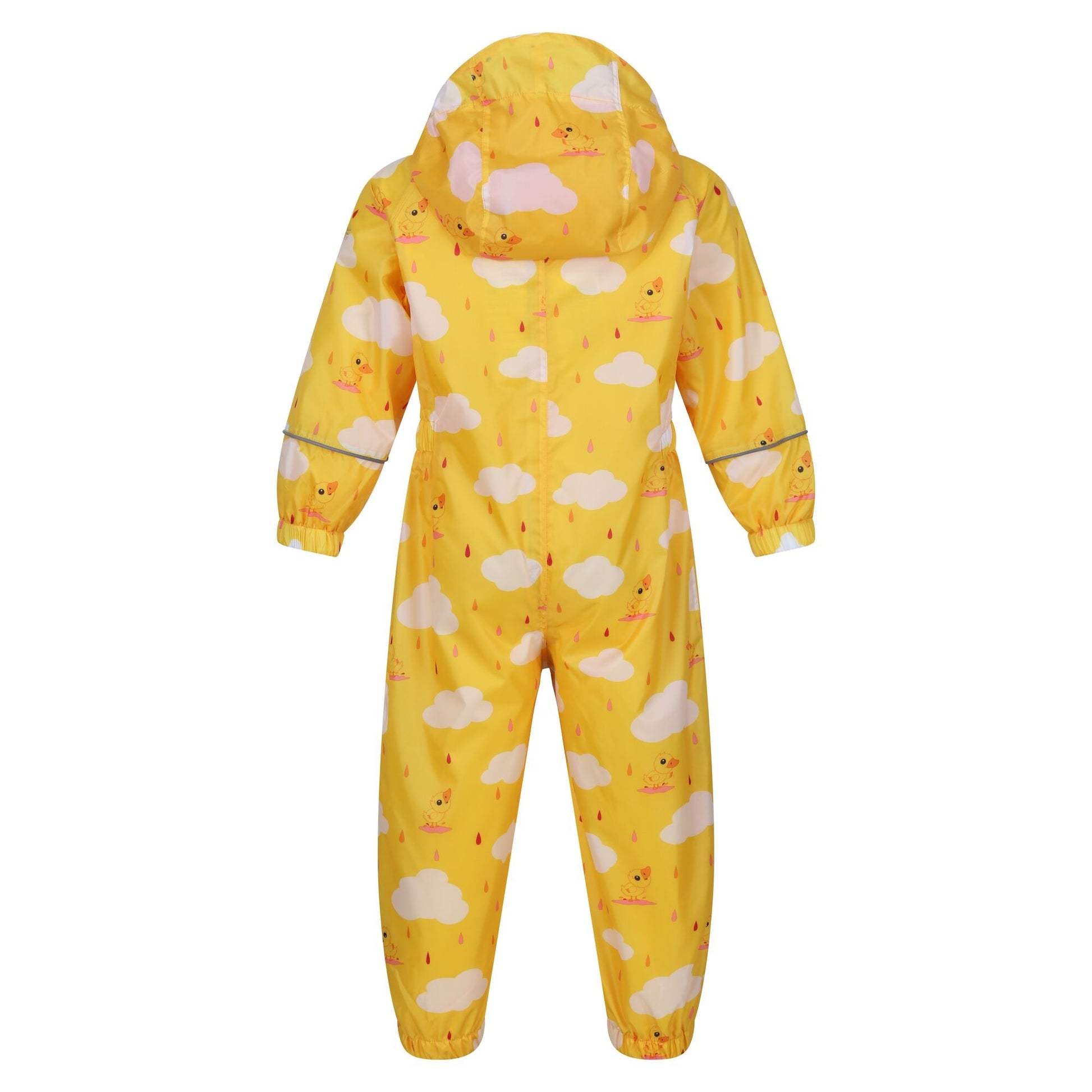 Sunbeam - Back - Regatta Childrens-Kids Pebbles The Duck Waterproof Puddle Suit