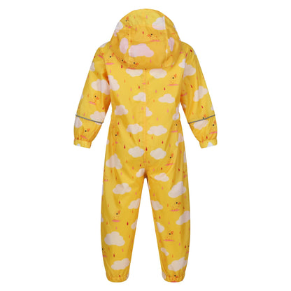 Sunbeam - Back - Regatta Childrens-Kids Pebbles The Duck Waterproof Puddle Suit